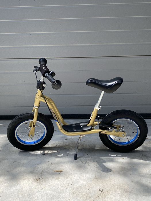 Баланс колело PUKY LR XL BR – златисто, със спирачка и надуваеми гуми