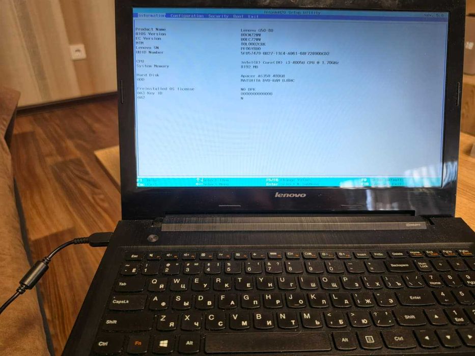 Продается ноутбук Lenovo G50-80