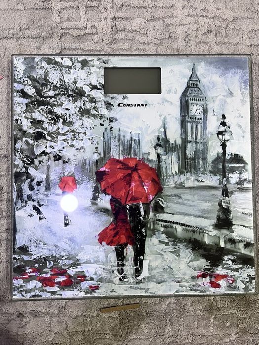 Constant электронные напольные весы, с LED-дисплеем, до 150 кг