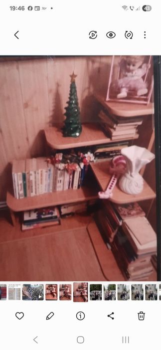 Etajera de colț 120/125 cm