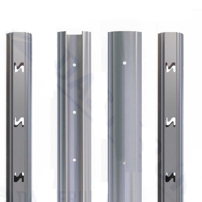 Поцинковани лозови колове 2.4 м / 1.5 мм