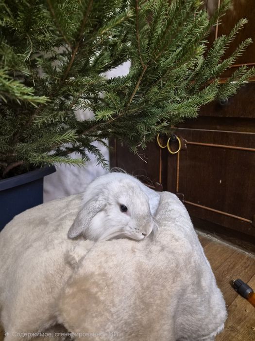 Продаю кролика белого