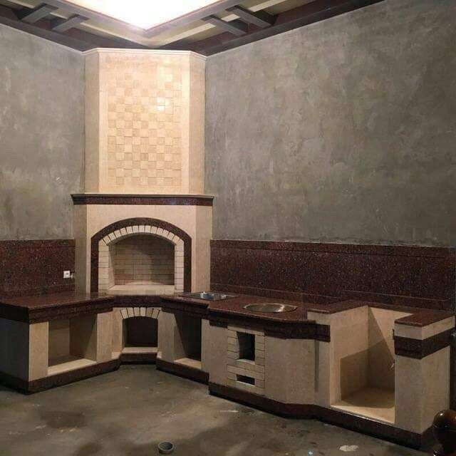 Строим барбекю, летние кухни,камин