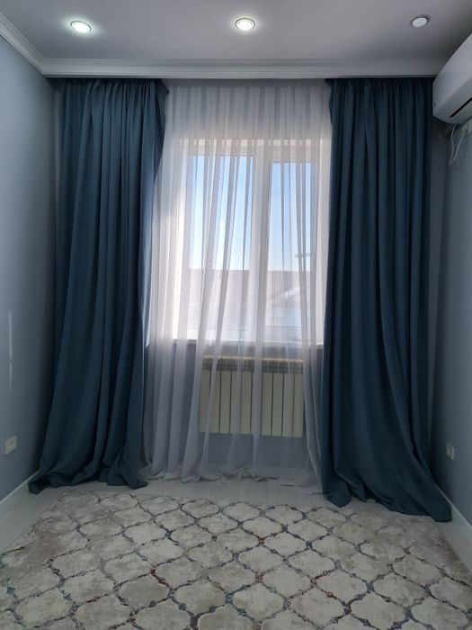 2шт шторы сатылады тюльмен бырге