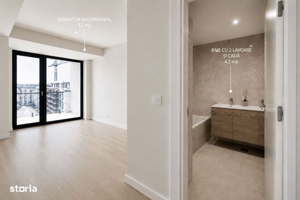 Apartament 3 camere de vanzare– Infinity Skyline — fotografia 3
