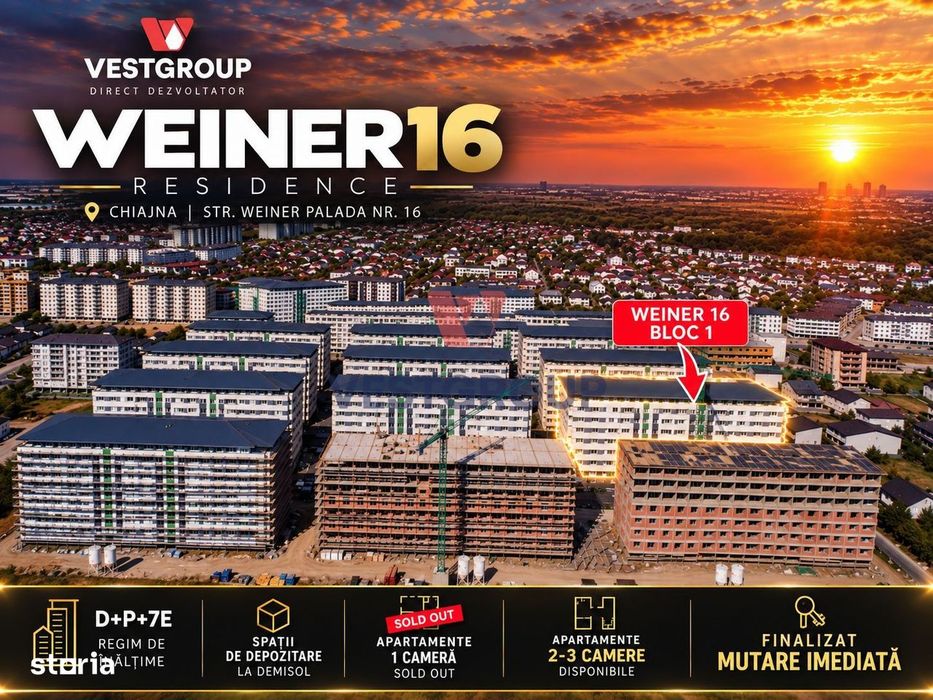 Apartament 2 Camere Weiner Residence Militari Direct Dezvoltator