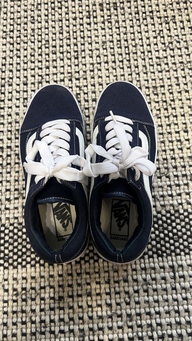 кеды Vans синего цвета