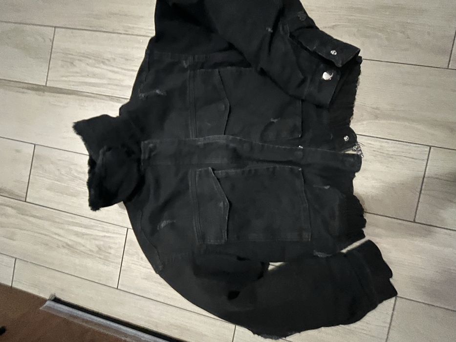 Дамско дънково зимно яке