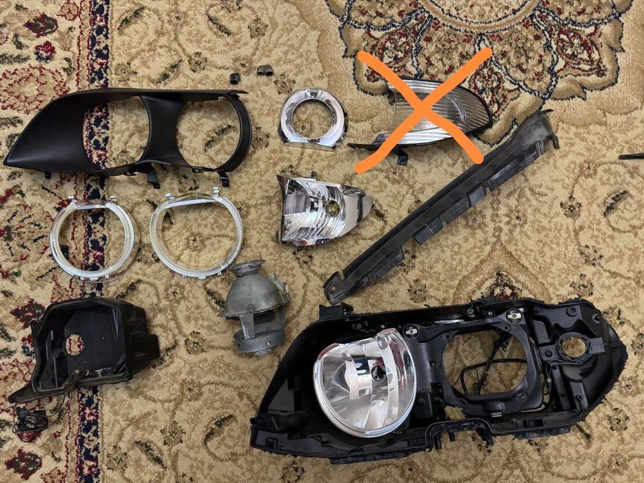 Фара передняя левая Х5 е53 рестайлинг