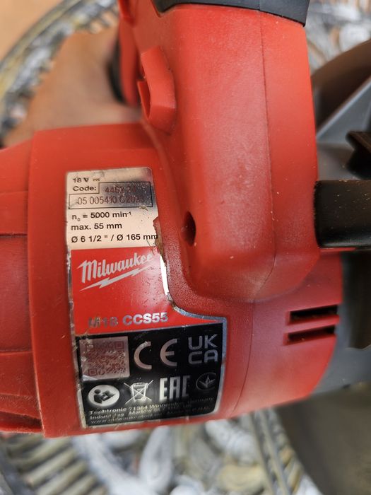 Circular milwaukee m18CCS55