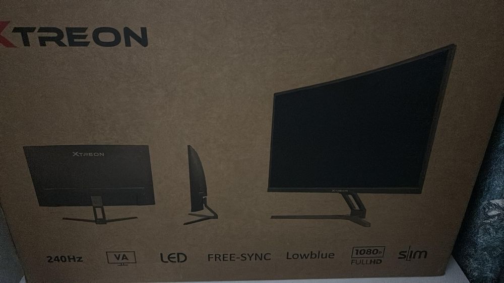 Монитор 27" 240hz FullHD изогнутый