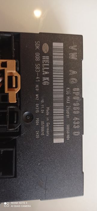 Блок комфорта. Ауди А3 Р8