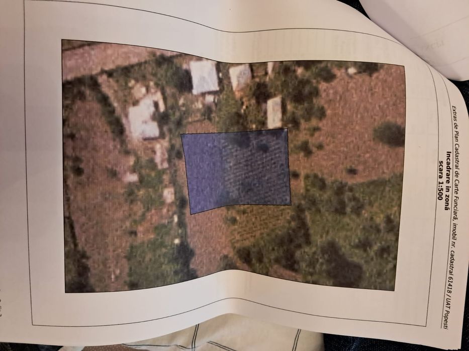 Teren intravilan Doroscani Jud Iasi 2864mp