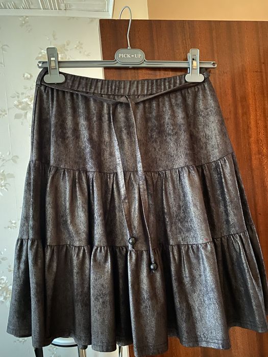 Fustă plisată catifelată/ rochite