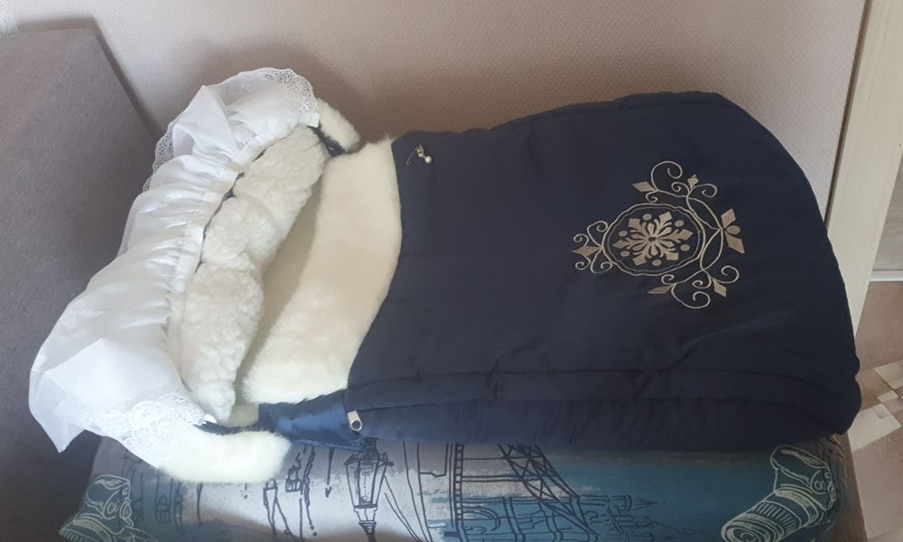 Продам теплый конверт для новорожденного
