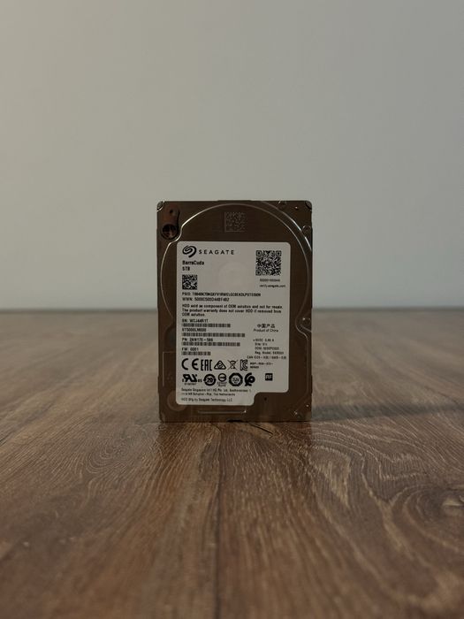 Seagate BarraCuda 5TB – Най-големият 2.5” SATA HDD 15mm за Mini PC NAS