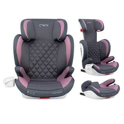 Scaun auto cu isofix Quick Fix, Momi, 15-36Kg, Pink