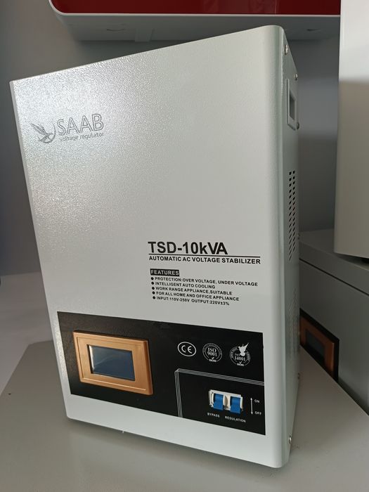 SAAB TSD-10kVA Automatic AC Voltage Stabilizer kuchlanish stabilizato