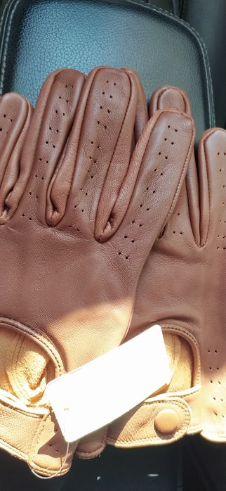 Кожени шофьорски ръкавици