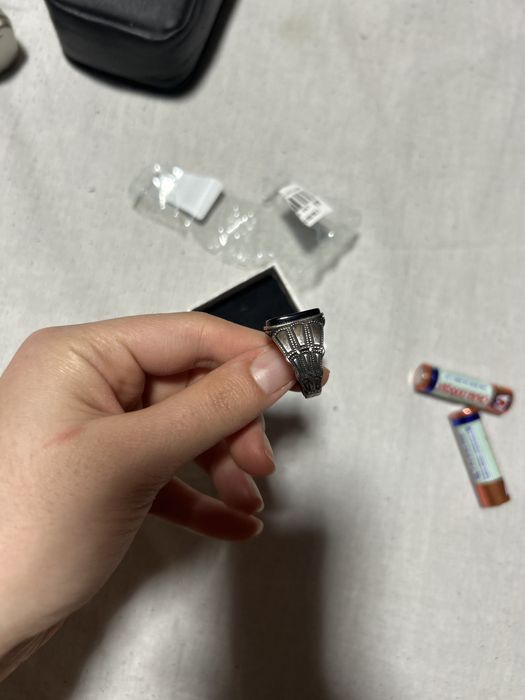 серебренная печатка