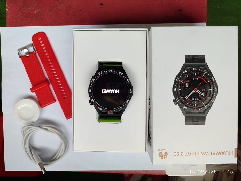 Huawei Watch GT 3 SE 46mm Rezistent la apă (Grafit negru)