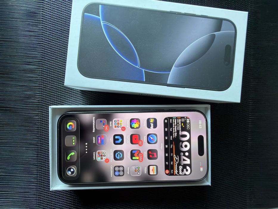 Iphone 16 pro 256gb 99% baterie impecabil in garantie