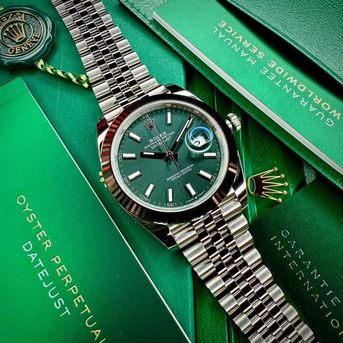 Rolex Datejust Green Mint | PE STOC | New | 41mm | 15750 EURO | 126334 | 2026