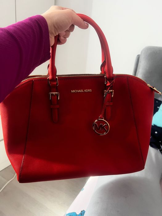 Geanta originala dama, Michael Kors,  piele naturala, certificat garantie