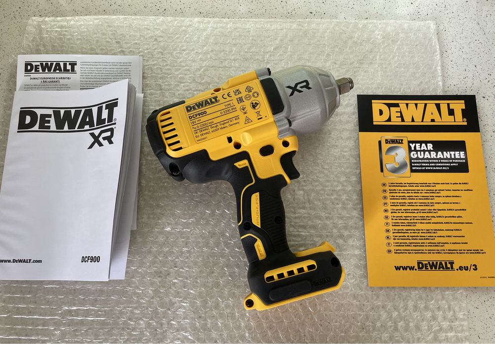 DeWALT DCF 900 XR. Masina De Insurubat Cu Impact, Cu Patrat De 1/2,  Original Nou !