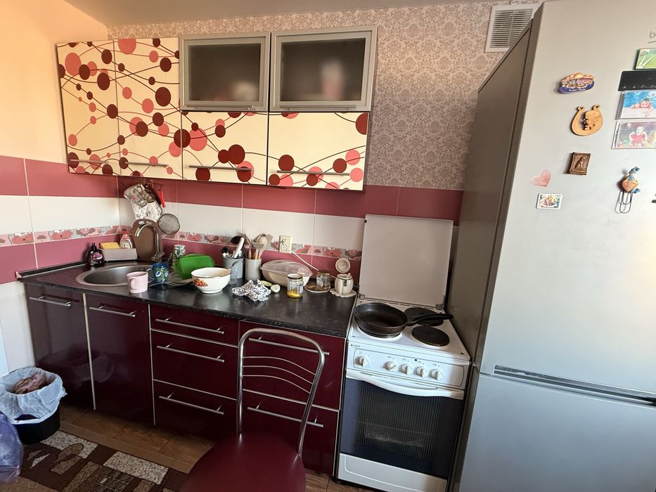 Кухонный гарнитур в нормальном состоянии