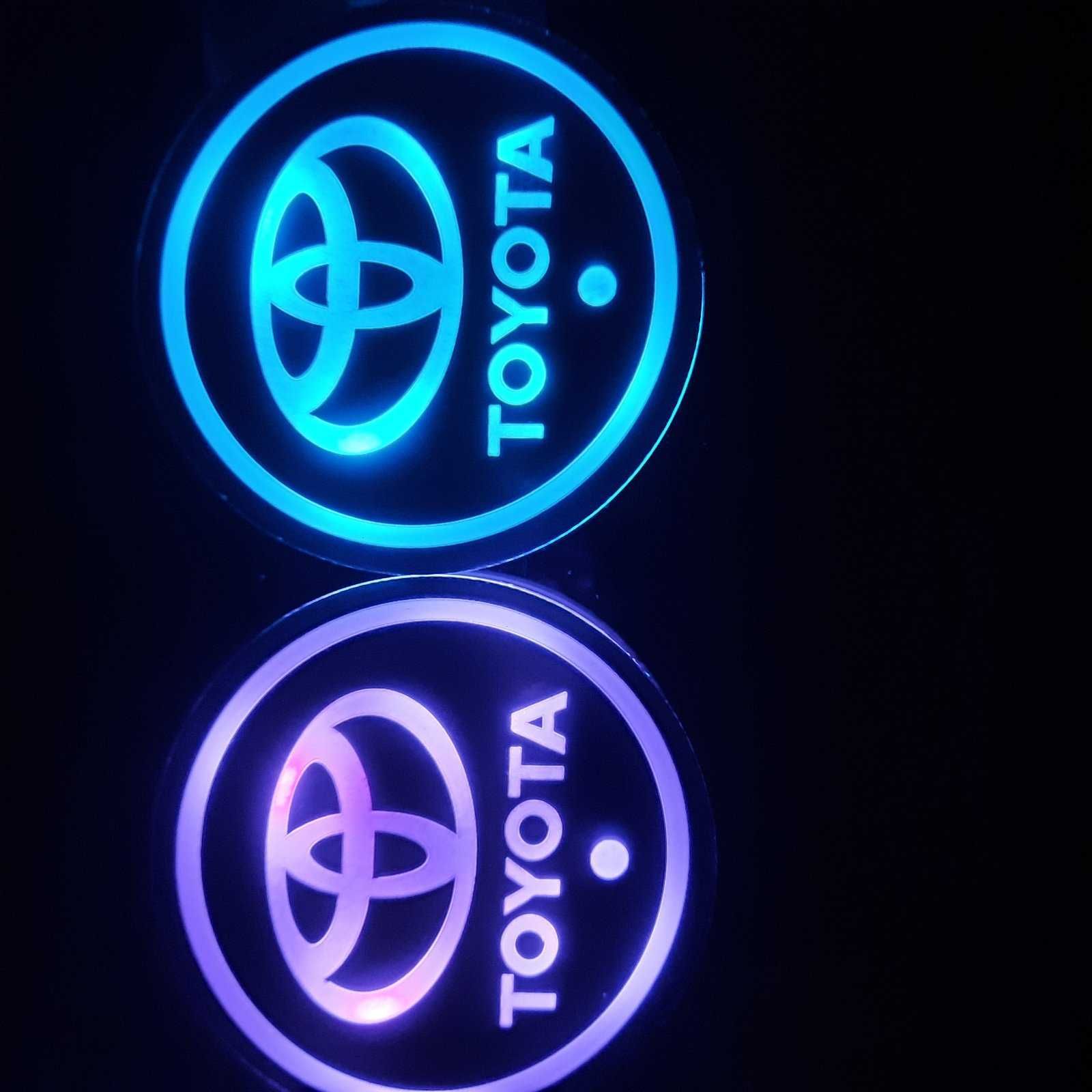 Светещи Led подложки на къпхолдърите с лого на автомобил гр. София ...