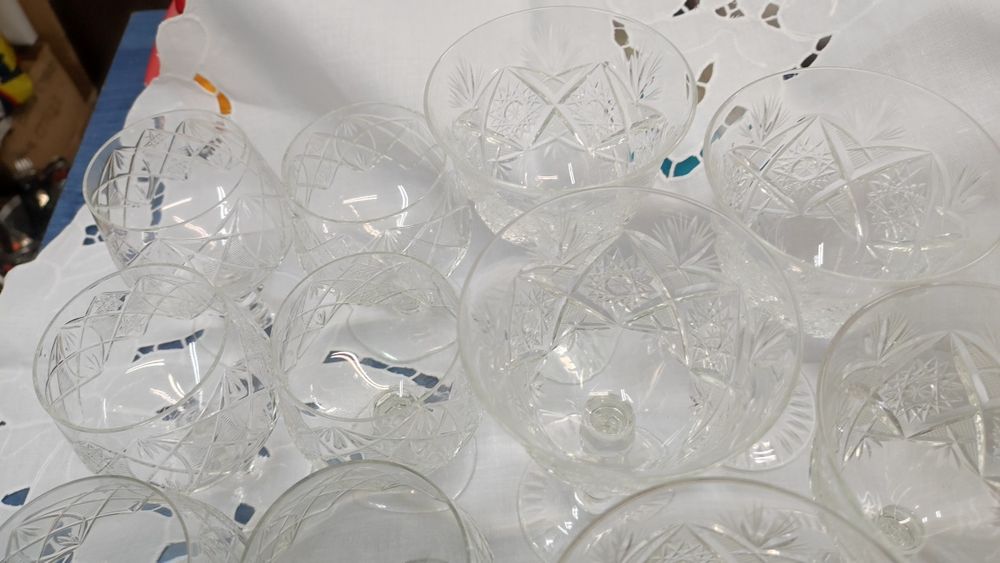 Кристални чаши нови