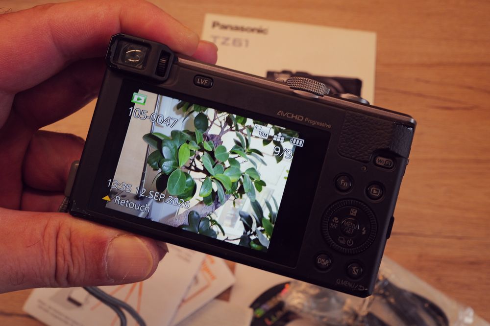 Nou Panasonic Lumix HD WiFi USB Black and Grey aparat foto digital