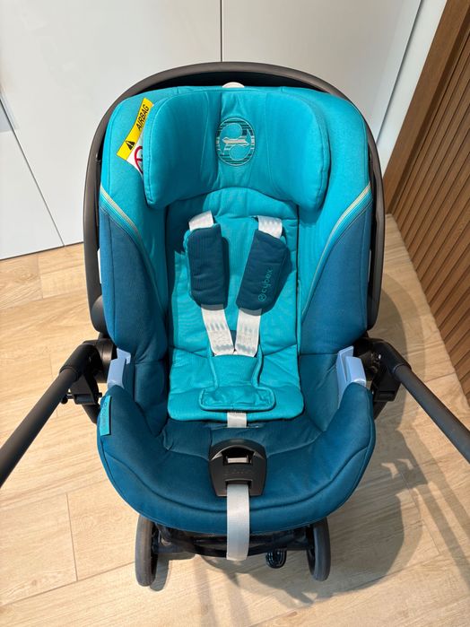 Бебешка количка, кош и столче Cybex Melio 2021 River Blue