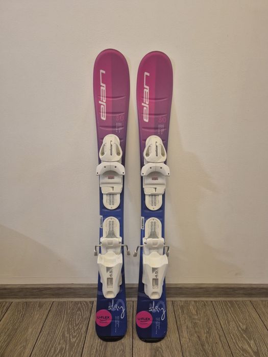 Vand Schiuri Elan Sky, cu legaturi model 4.5, copii, 80cm, roz