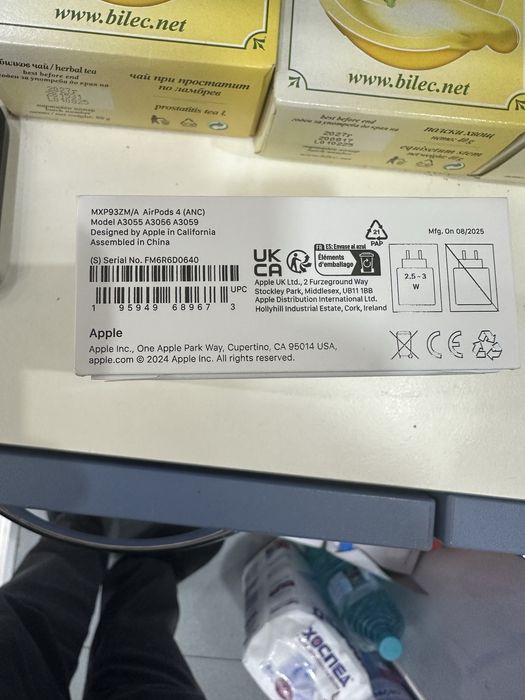 Слушалки airPods 4anc apple