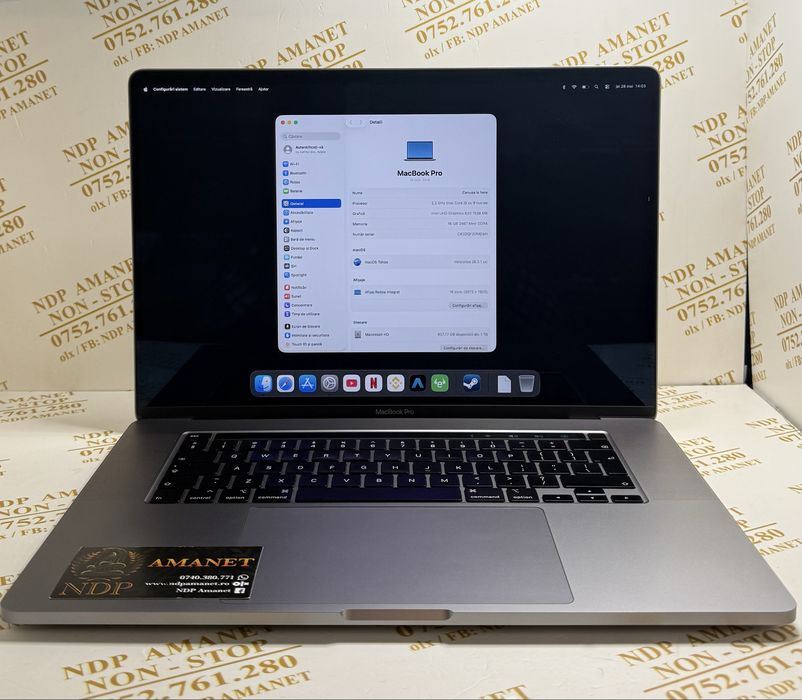 NDP Amanet Braila Macbook Pro 2019(55204)