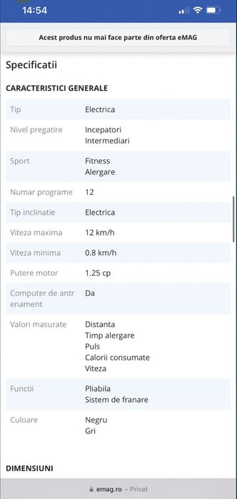 Banda de alergare Kondition HM-3800