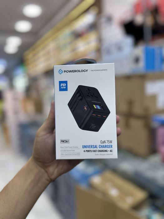 Travel adapter универсальная зарядка 20w 45w 75w power bank