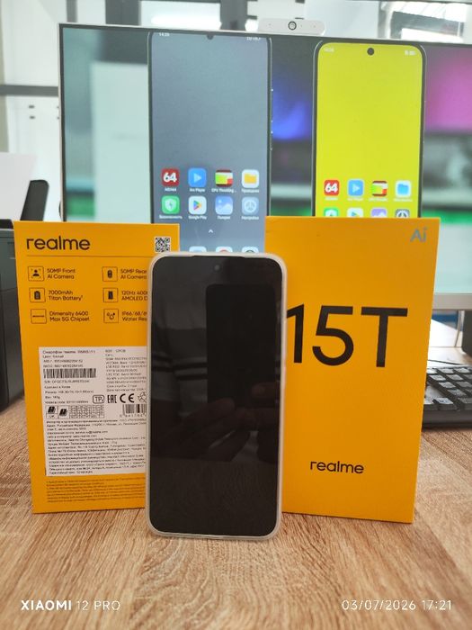 Realme 15t  yangi ishlatilmagan