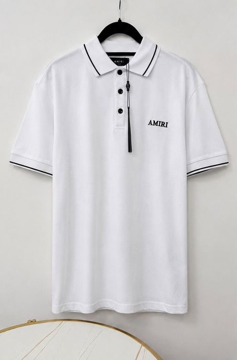 Tricou Polo Amiri - Alb - NOU cu etichetă