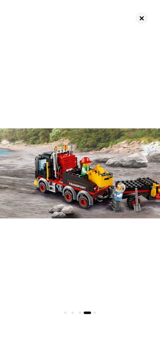 Lego city transportul incarcaturilor grele plus elicopter