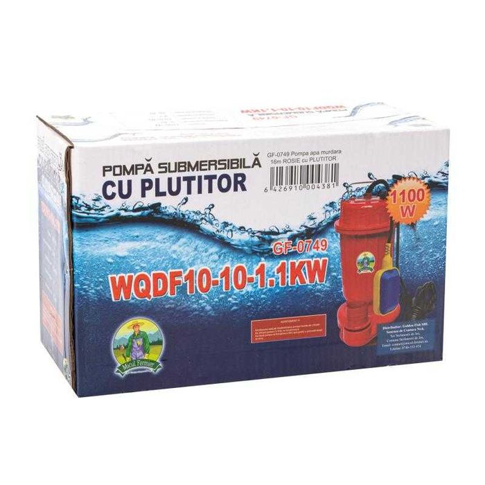 Pompa Apa Murdara, 16m, cu Plutitor