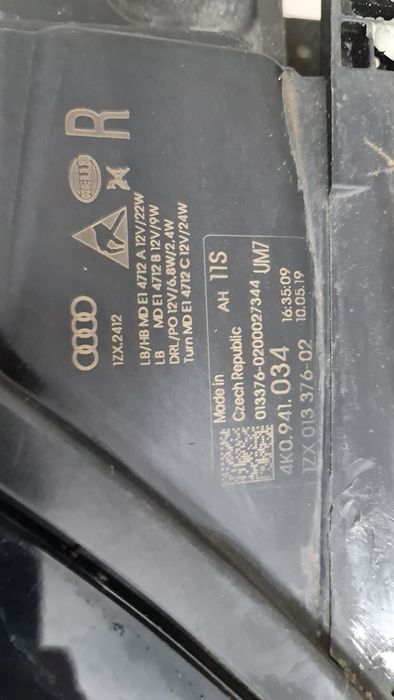 Far dreapta  full led Audi A6 c8 4k