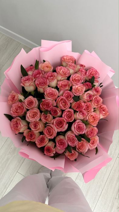 Цветы роза 51шт