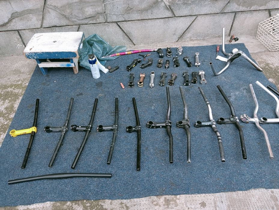 Manete și Schimbătoare Shimano Deore XT pt 7/8/9 V   Șei  Pipe  Ghidon