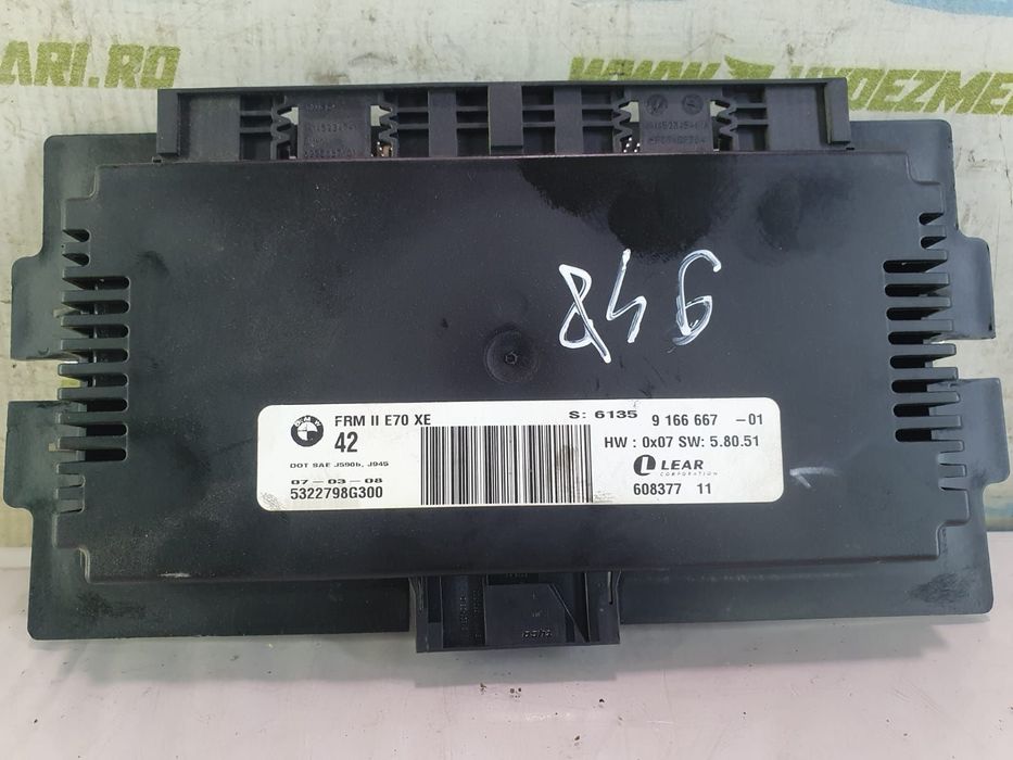 Modul  FRM 9166667 BMW X5 E70 [2006 - 2010] 3.0 d M57N2