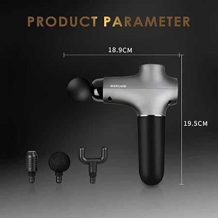 Професионален пистолет за мускулен масаж BodyLand Дълбокотъканен Тих