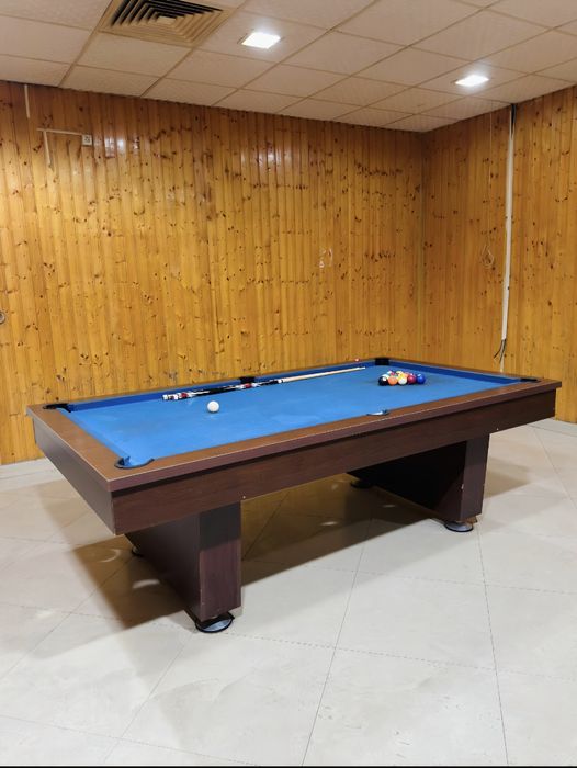 Masa de biliard cu set de bile si tacuri