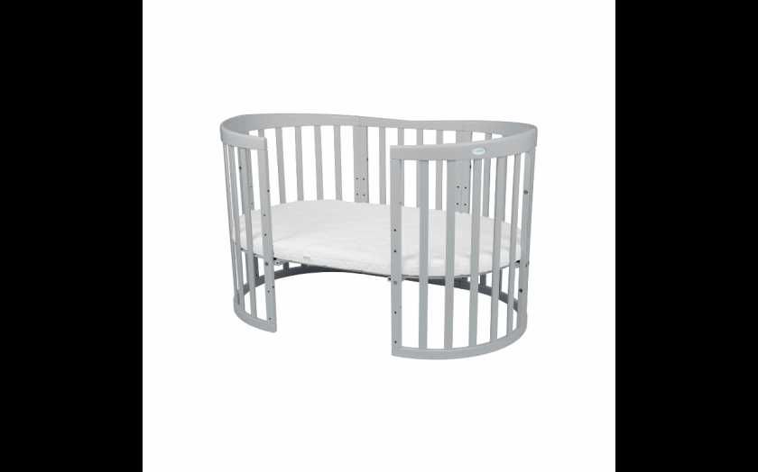 Кошара за Бебе Смарт 7в1 Овал, Детско Легло 0-10 год. - Цвят Сива